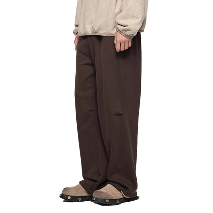TrendAura Relaxed Loose Cotton Sweatpant - Premium Heavyweight Cotton With Refined Drawstring Detail