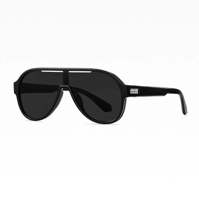 Maverik Jetliner Polarized Mirror Sunglasses Blue TR90 Frame For Men Road Tuned Lens Curve UV Protection