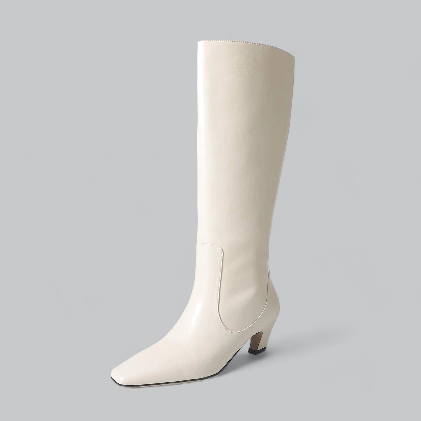 Julitta Knee High Leather Boots for Women Comfortable Timeless Style for Autumn Winter