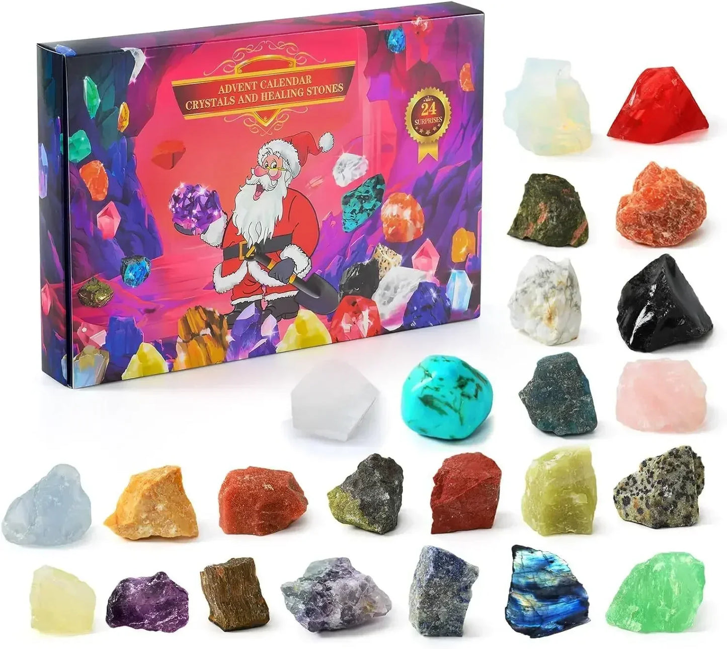 Ava Crystal Advent Calendar with Precious Stones
