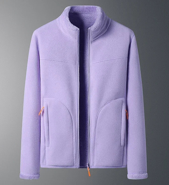 Amelia | Women’s  Classic Stand Collar Zip Winter Jacket