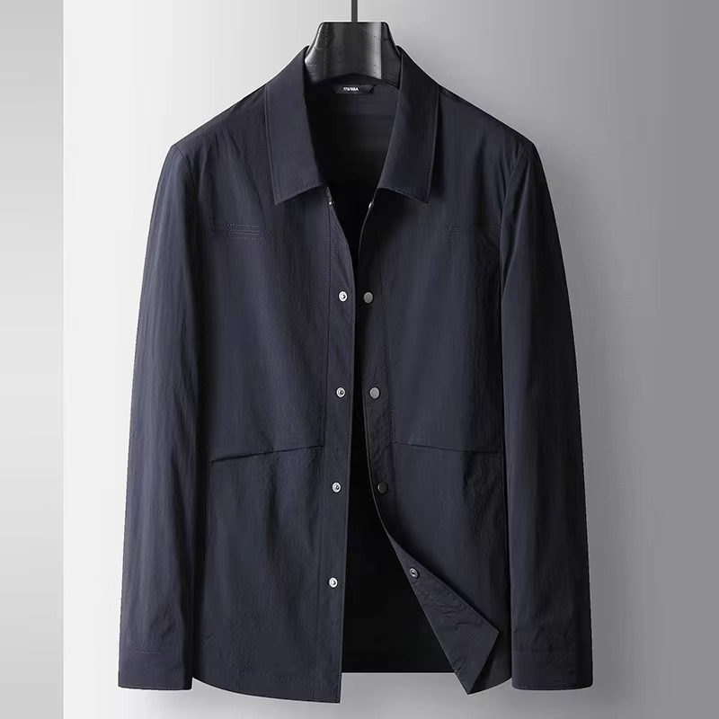 TrendAura 2025 Spring and Autumn Men's Business Casual Anti Wrinkle Jacket for Office and Travel