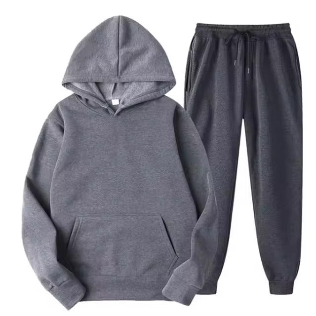 Kelvin Mens Tracksuit Two Piece Hoodie And Pants Set For Training And Leisure Comfort For Active Lifestyles