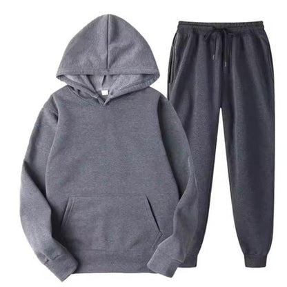 Kelvin Mens Tracksuit Two Piece Hoodie And Pants Set For Training And Leisure Comfort For Active Lifestyles