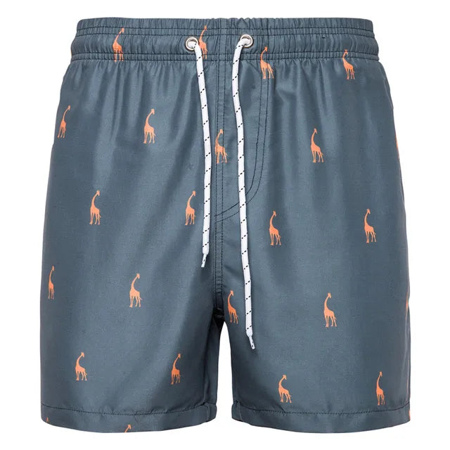 Max Achilles Swim Shorts For Men Quick Dry Trunks With Drawstring Trendy Beachwear