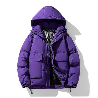 Jacky Waterproof Winter Jacket For Men With Hood All Weather Warmth And Windproof Protection