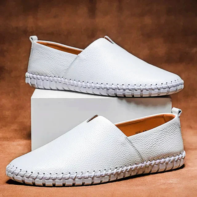 Matt Elegant Leather Loafers For Men Handmade In Genuine Leather With Superior Comfort And Classic Timeless Style