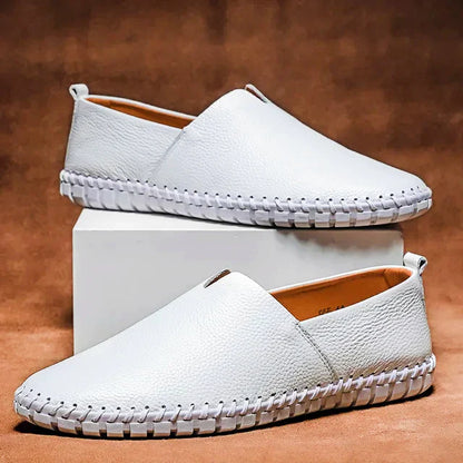 Matt Elegant Leather Loafers For Men Handmade In Genuine Leather With Superior Comfort And Classic Timeless Style