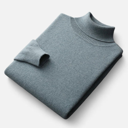 Ancient World | Men's Turtleneck Sweater in Wool – Timeless Design, Refined Warmth
