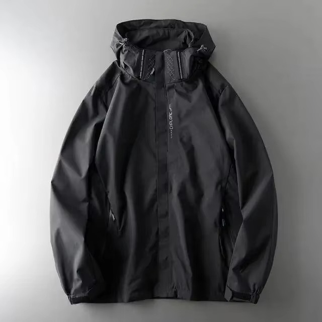 TrendAura Men's Lightweight Waterproof Windbreaker Jacket for Outdoor Sports and Activities
