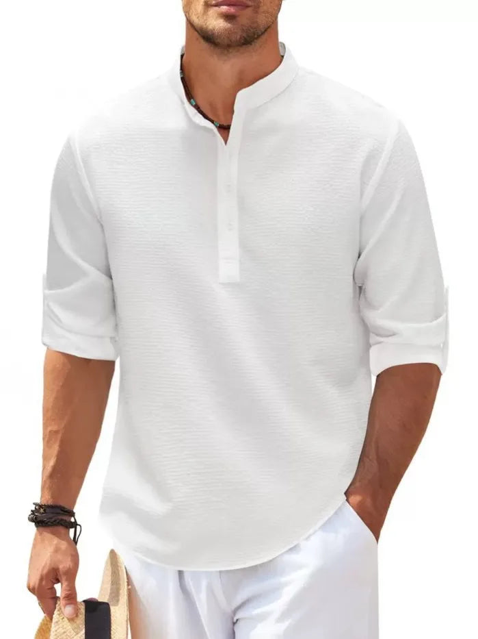 Markus Elegant Mens Shirt For Summer Comfort And Timeless Style Premium Classic Fit For Stylish Occasions