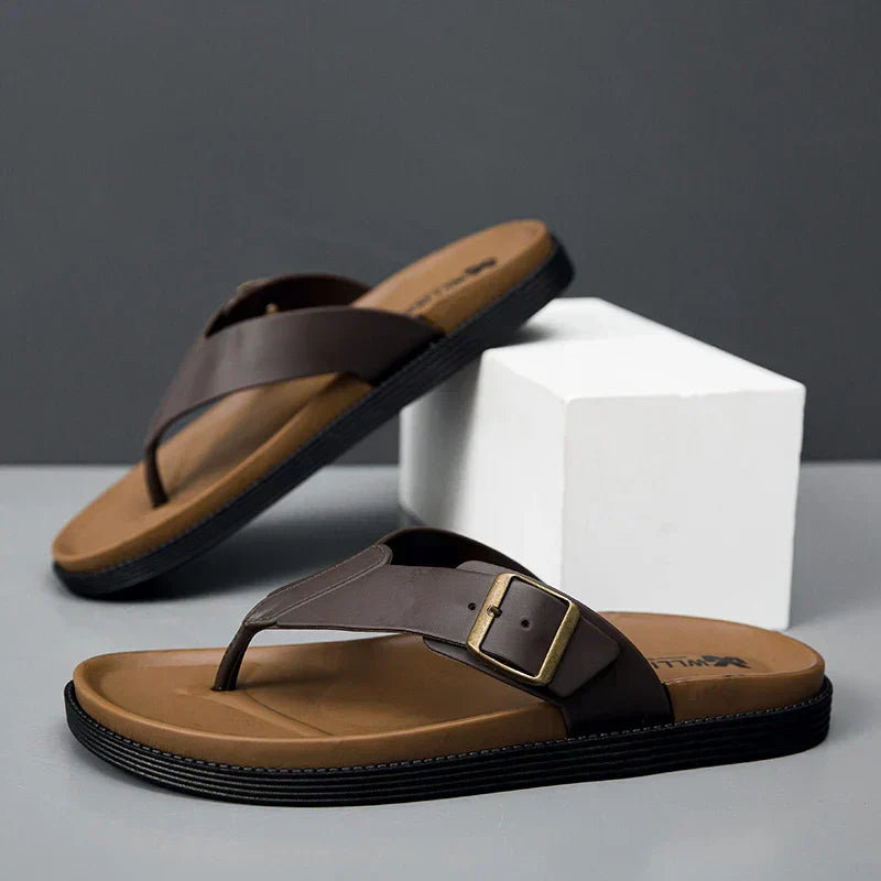 Women's Vegan Sandals with Adjustable Straps and Cushioned Footbed - TrendAura