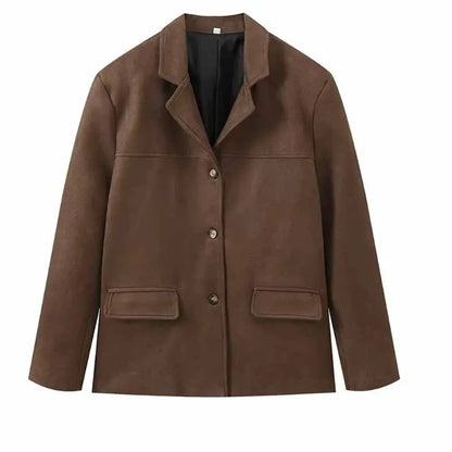 Eleanor - Vintage Suede Blazer