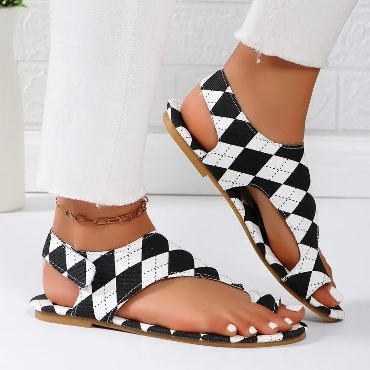 Women's Casual Sandals with Adjustable Straps and Durable Sole