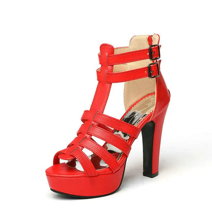 Women's Platform Flat Sandals with Wide Fit and Comfortable Design
