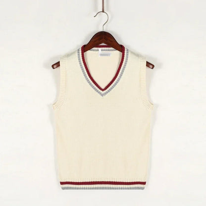 Christof - Sleeveless V-neck knitted sweater for men