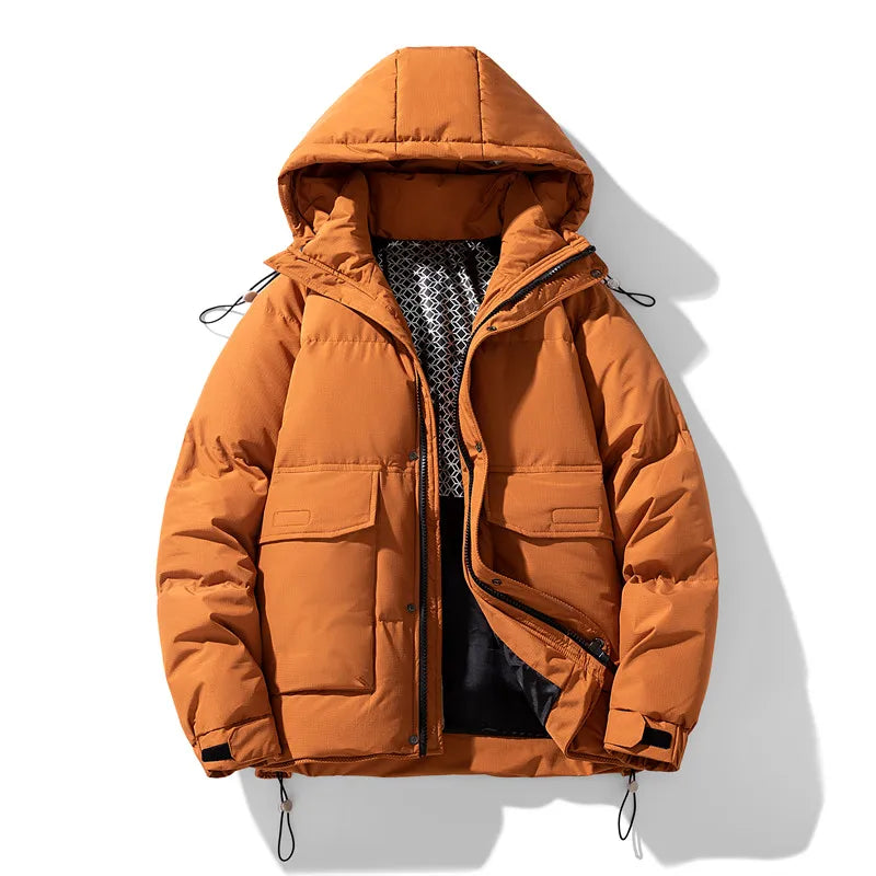 Jacky Waterproof Winter Jacket For Men With Hood All Weather Warmth And Windproof Protection