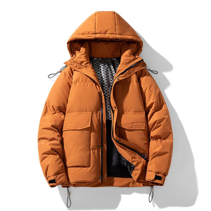 Jacky Waterproof Winter Jacket For Men With Hood All Weather Warmth And Windproof Protection