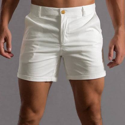 TrendAura Mens 4 Way Stretch Mid Length Shorts With Tailored Fit And Semi Elastic Waistband Durable Stitching