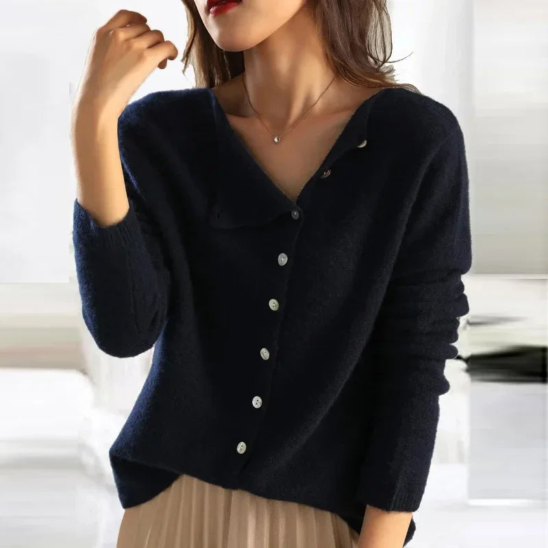 Isabelle Elegant Knitwear For Women By Ele Warm Winter Jersey With Durable Comfort