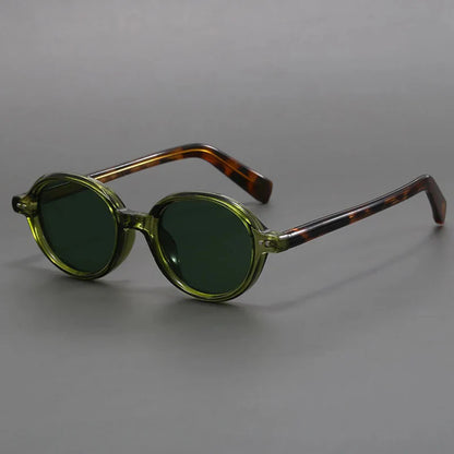 TrendAura Carter Vintage Inspired Round Sunglasses Polarized UV Lenses Lightweight TR90 Frame