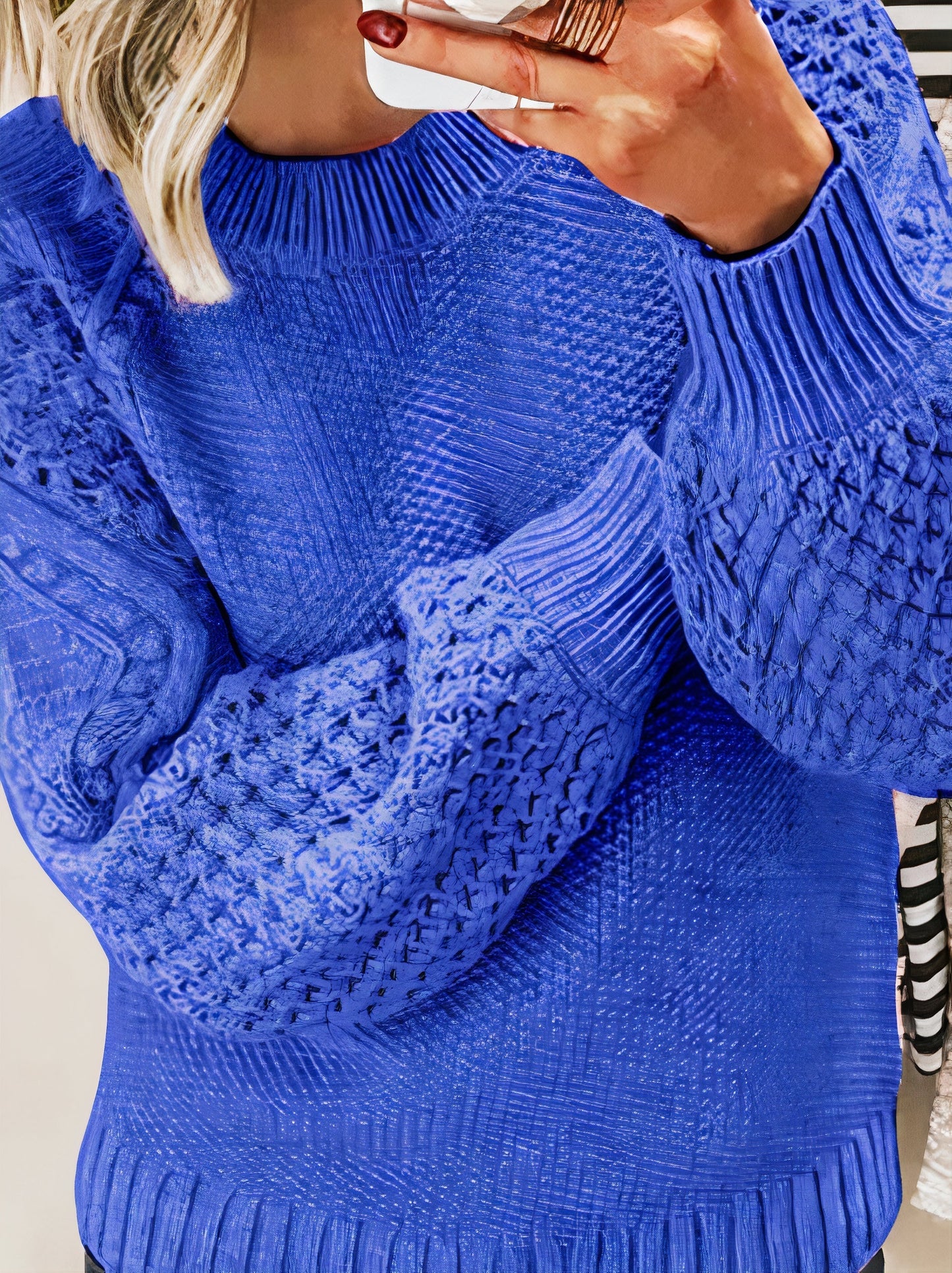 Bella Knit Sweater Cozy Elegant For Women