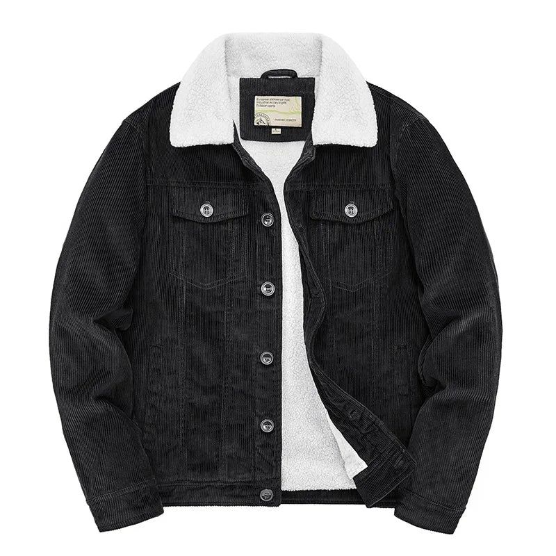 Logan Men's Casual Windbreaker With Quilted Cotton Lining For Warmth And Wind Protection