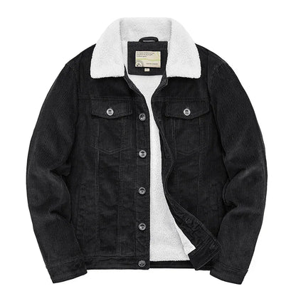 Logan Men's Casual Windbreaker With Quilted Cotton Lining For Warmth And Wind Protection