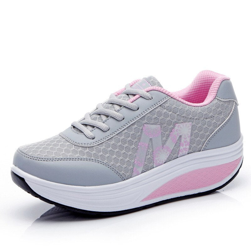 Women's Walking Sneakers with Supportive Design and Breathable Upper