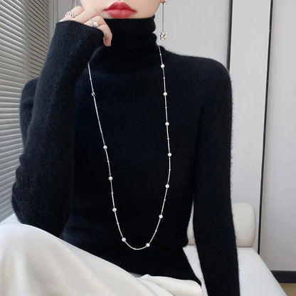 Nicky Wool Turtleneck Sweater For Cold Weather Lovers Timeless Classic Warmth For All Styles