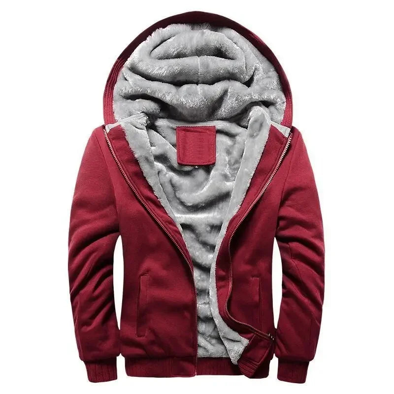 Mens Quilted Hooded Jacket For Cold Weather Ultimate Warmth And Durable Insulation