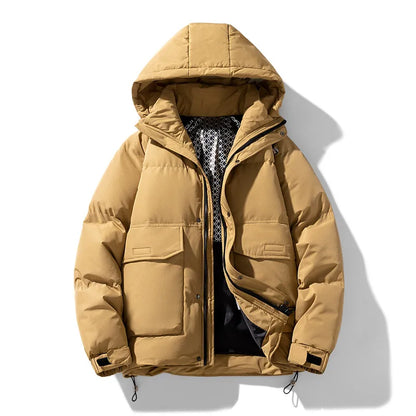 Jacky Waterproof Winter Jacket For Men With Hood All Weather Warmth And Windproof Protection