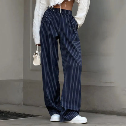 Beatrix | Striped Fabric Pants for Women