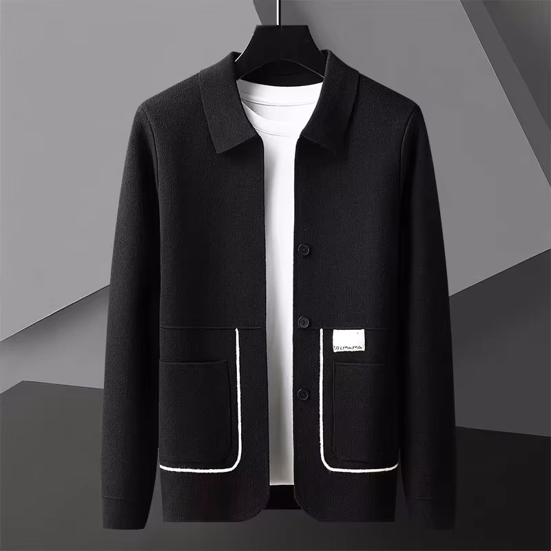 Mens Premium Knitted Cardigan For Fall And Winter Warmth And Effortless Style Everyday Comfort