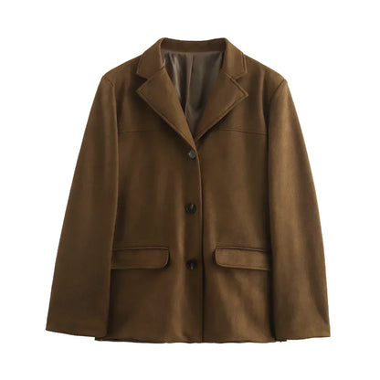 Emma | Women's Casual Buttoned Oversized Jacket