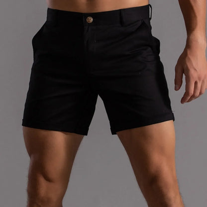 TrendAura Mens 4 Way Stretch Mid Length Shorts With Tailored Fit And Semi Elastic Waistband Durable Stitching