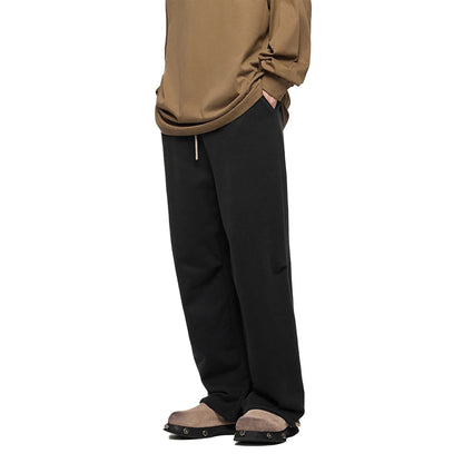 TrendAura Relaxed Loose Cotton Sweatpant - Premium Heavyweight Cotton With Refined Drawstring Detail