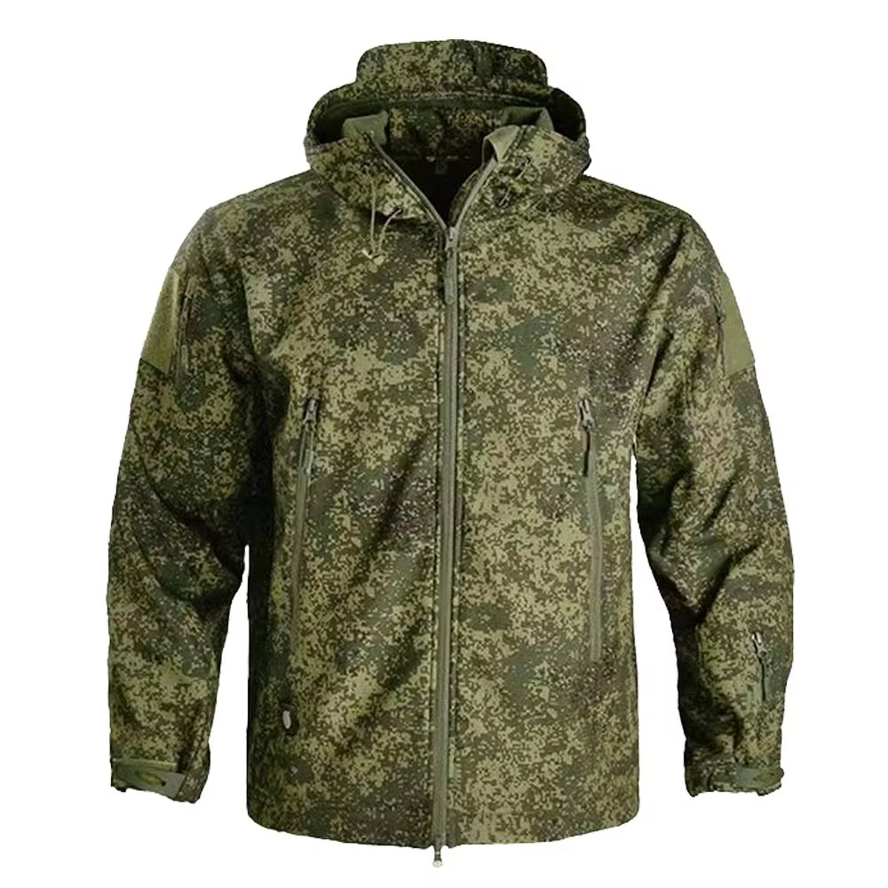 TrendAura Men’s Soft Shell Outdoor Fleece Jacket Windproof Weather Protection All Day Warmth