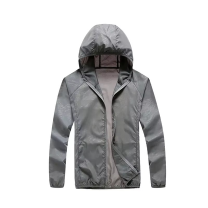Waterproof Outdoor Jacket for Men and Women Lightweight Windbreaker Raincoat for Hiking and Climbing