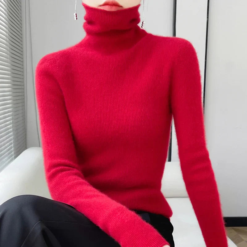Nicky Wool Turtleneck Sweater For Cold Weather Lovers Timeless Classic Warmth For All Styles