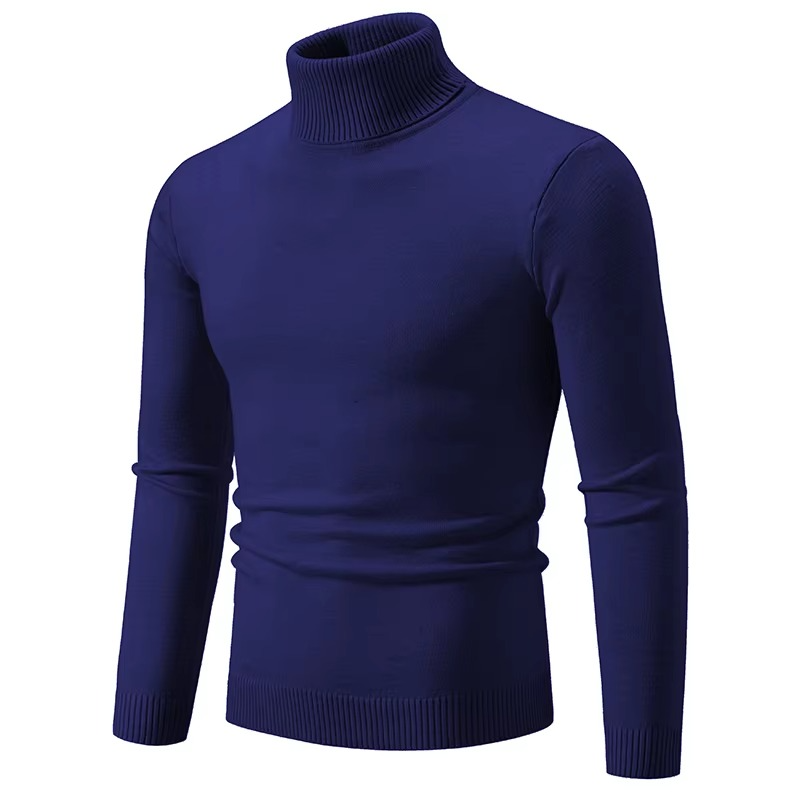 TrendAura Men's Thick Knit Winter Turtleneck Sweater Warm Slim Fit Pullover Casual Everyday