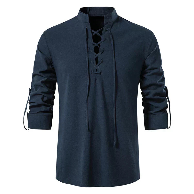 Chas Linen And Cotton Shirt For Style Conscious Professionals Timeless Comfort Everyday
