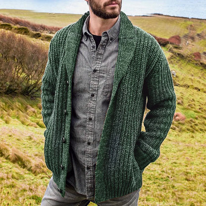 Max Mens Cardigan For Comfort And Versatile Layering With Button Closure And Pockets