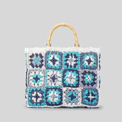 TrendAura Boho Mini Tote - Eco Conscious Recycled Materials For Rustic Yet Refined Style