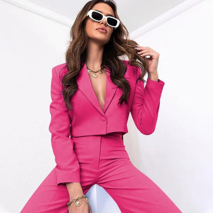 Dakota | Women's Premium Terno Suit with Blazer and Wide Pants