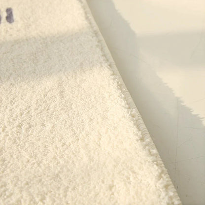 Fluffy Soft Cloakroom Rug Cream Style Living Room Decoration Line Carpet Large Area Rugs for Bedroom Home Thick Plush Floor Mat