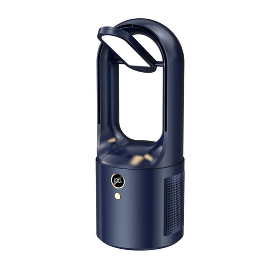 Bladeless Table Fan with LED & USB - Quiet, Safe & Wireless - TrendAura