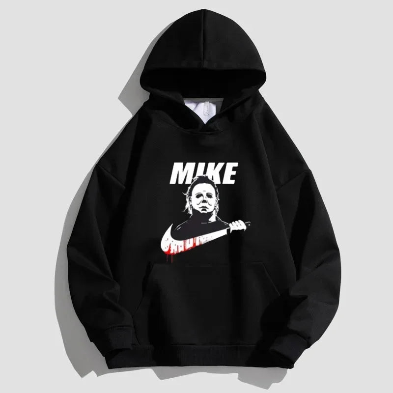 TrendAura Mike Motif Hoodie For Men Premium Fleece Relaxed Fit Durable Stitching Graphic Print