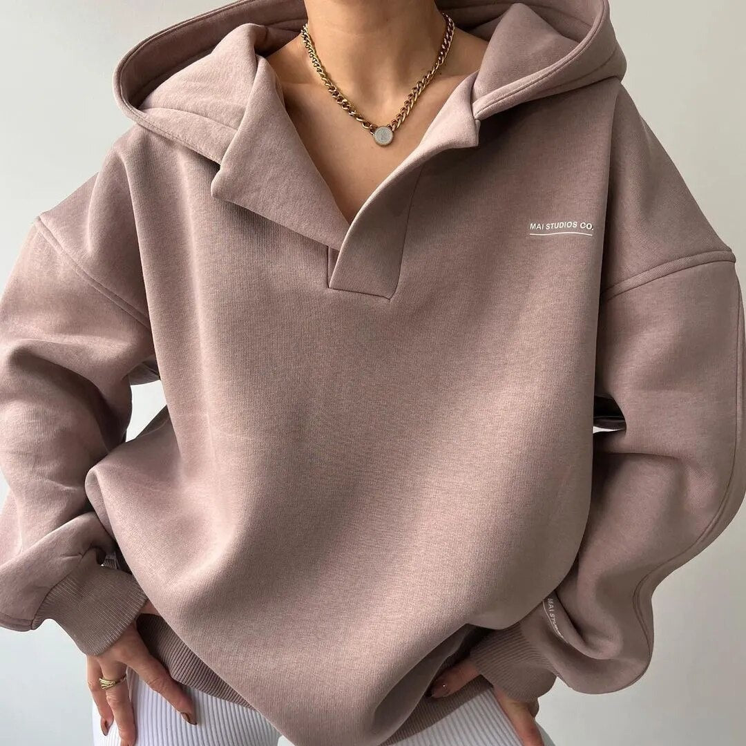 Oversized V Neck Pullover For Women, Ultra Soft Knit, Cozy Layering, Effortless Casual Style