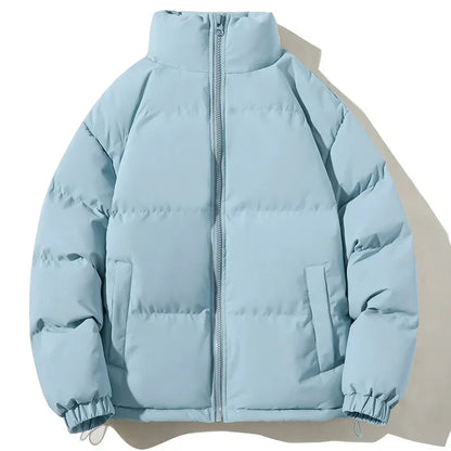 Renlow Padded Winter Jacket For Men With Stand Collar Lightweight Insulation And Wind Resistant Fabric